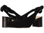 Bella-vita Joni (black Suede Leather) Women's Sling Back Shoes