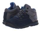 Timberland Kids Gt Rally Mid (little Kid) (navy Suede/fabric) Kids Shoes