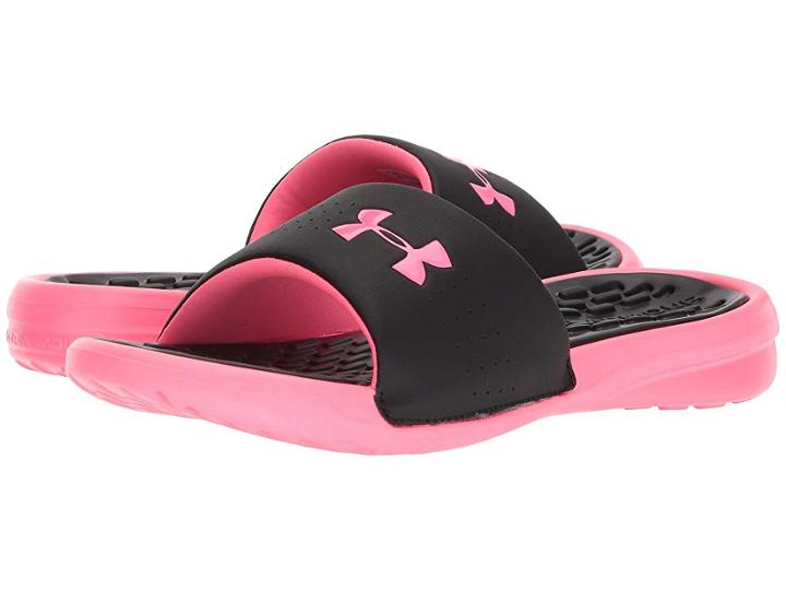 Under Armour Debut Fixed Sl (black/cerise) Women's Sandals