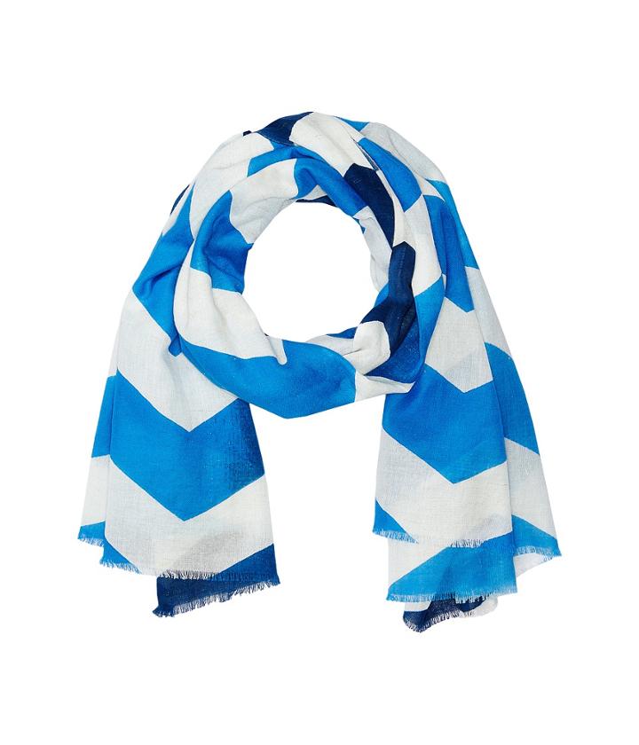 Echo Design Ombre Chevron Cotton Wrap (coastal Blue) Scarves