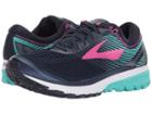 Brooks Ghost 10 (navy/pink/teal Green) Women's Running Shoes