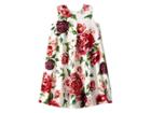 Dolce & Gabbana Kids Knit Peonie Print Dress (big Kids) (peonie Print) Girl's Dress
