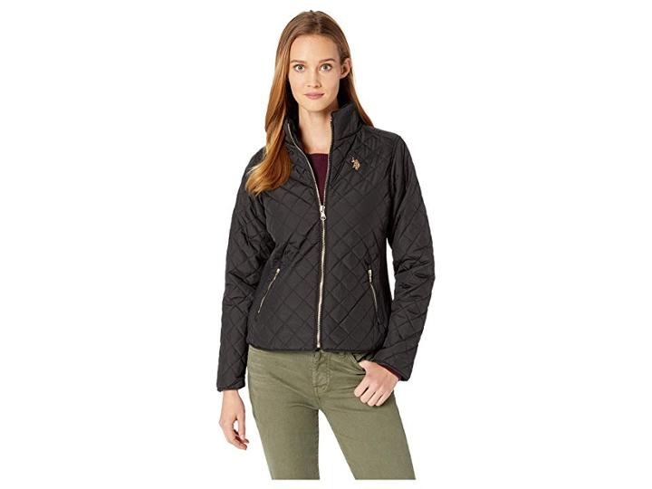 U.s. Polo Assn. Moto Jacket (black) Women's Coat