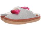 Toms Ivy Slipper (drizzle Grey Wool/tassels) Women's Slippers