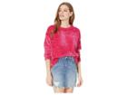 Sanctuary Chenille Pullover Sweater (street Pink) Women's Sweater