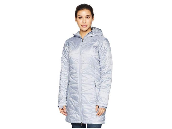 Columbia Mighty Litetm Hooded Jacket (astral) Women's Coat