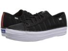 Keds Triple Kick Striped Mesh (black) Women's Lace Up Casual Shoes