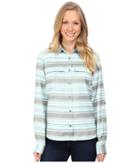 Columbia Pilsner Lodge Stripe Long Sleeve Shirt (spray Stripe) Women's Long Sleeve Button Up