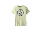 Volcom Kids Circle Stone Short Sleeve Tee (big Kids) (green Mist) Boy's T Shirt