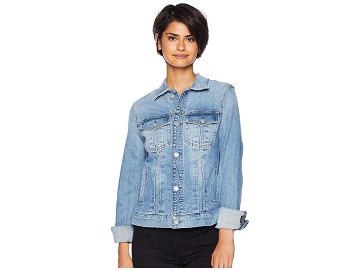 7 For All Mankind Slim Classic Jacket (desert Oasis 8) Women's Coat