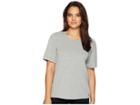 Lucky Brand Puff Sleeve Sweatshirt (heather Grey) Women's Sweatshirt