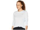 Under Armour Ua Tech Twist Crew Long Sleeve Shirt (halogen Blue/metallic Silver) Women's Clothing