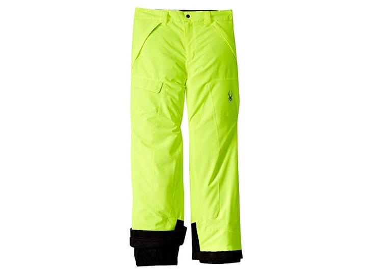 Spyder Kids Action Pants (big Kids) (bryte Yellow/black) Boy's Outerwear