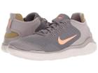 Nike Free Rn 2018 (gunsmoke/crimson Pulse/atmosphere Grey) Women's Running Shoes