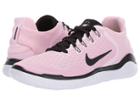 Nike Free Rn 2018 (pink Foam/black/pink Rise/white) Women's Running Shoes