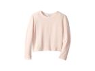 Splendid Littles Super Soft Long Sleeve French Terry Top (big Kids) (pale Dogwood) Girl's Clothing