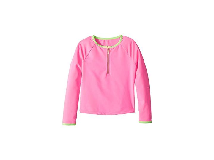 Lilly Pulitzer Kids Upf 50+ Mini Sydney Sunguard (toddler/little Kids/big Kids) (pink Sunset) Girl's Swimwear