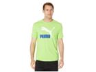 Puma Archive Life Tee (jasmine Green/puma White/surf The Web) Men's T Shirt