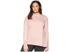 Nike Element 1/2 Zip Top (sizes 1x-3x) (rust Pink/heather) Women's Long Sleeve Pullover