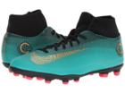 Nike Superfly 6 Club Cr7 Mg (clear Jade/metallic Vivid Gold/black) Men's Soccer Shoes