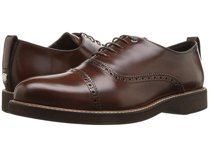 Want Les Essentiels Montoro Brogue Derby (brushed Chestnut/brown) Men's Shoes