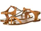 Donna Karan Kaden Sandal (yellow Two-tone Embossed Lizard) Women's Shoes