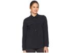 Exofficio Kizmettm Long Sleeve (black) Women's Long Sleeve Button Up