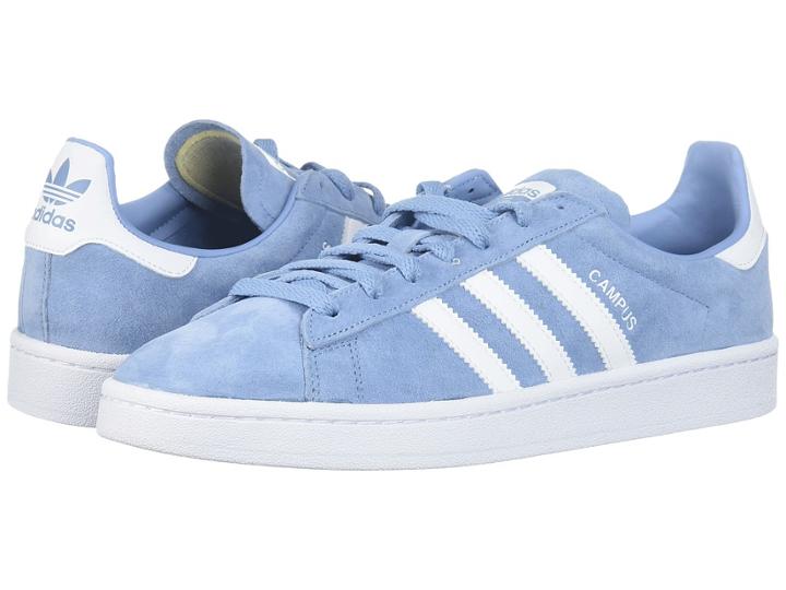 Adidas Originals Campus (ash Blue/white/white) Men's Classic Shoes