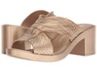Melissa Shoes X Baja East Python Heel (gold) Women's Shoes