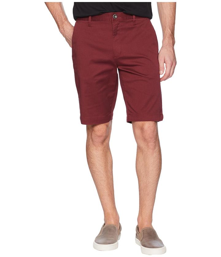 Rvca The Week-end Stretch Shorts (bordeaux) Men's Shorts