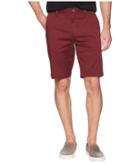 Rvca The Week-end Stretch Shorts (bordeaux) Men's Shorts