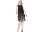 Kari Lyn Plus Size Alanna Sleeveless Dress (black/multi) Women's Dress