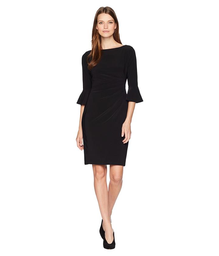 Chaps Dinelle Solid (black) Women's Dress