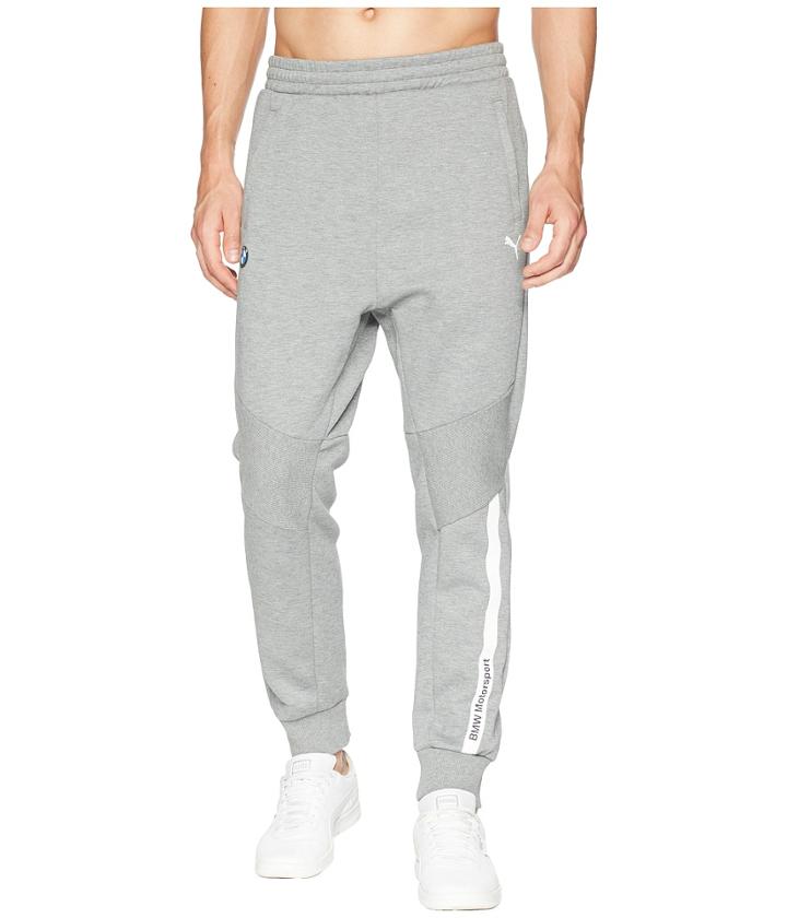 Puma Bmw Motorsport Sweatpants (medium Gray Heather) Men's Casual Pants
