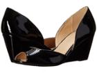 Cl By Laundry Nicole (black Patent) Women's Wedge Shoes