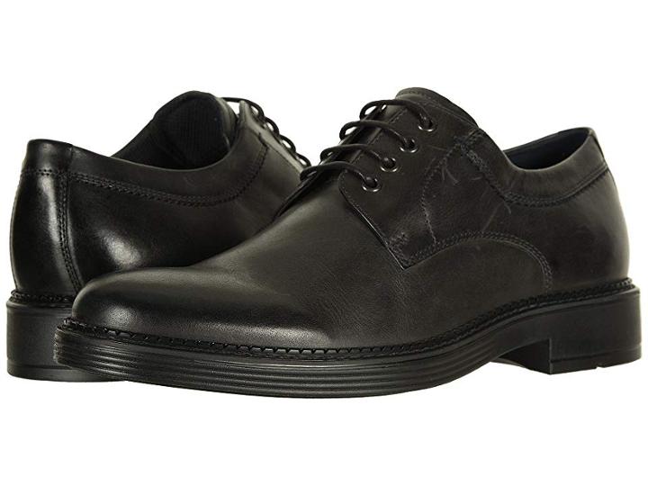 Ecco Newcastle Classic Tie (moonless) Men's Lace Up Cap Toe Shoes