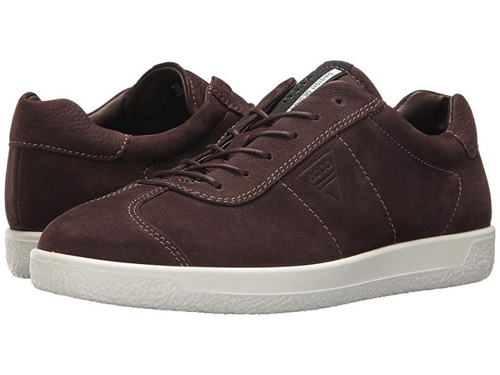 Ecco Soft 1 Tie (coffee) Men's  Shoes