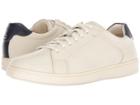Cole Haan Shapley Sneaker Ii (white All Over Leather/navy) Men's Shoes