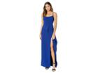 Bcbgmaxazria Steluh Gown With Asymmetrical Peplum (deep Royal Blue) Women's Dress