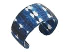 The Sak Print Covered Cuff Bracelet (blue) Bracelet