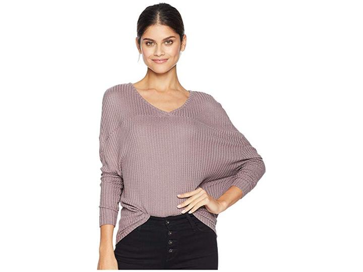 Chaser Thermal Long Sleeve Crossover Yoke Dolman (rumor) Women's Long Sleeve Pullover