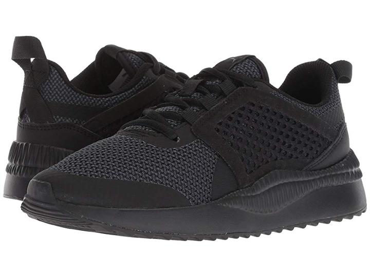 Puma Kids Pacer Next Net (big Kid) (puma Black/puma Black/puma Black) Boy's Shoes