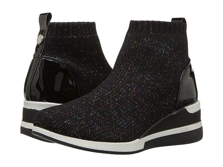 Steve Madden Kids Dusky (little Kid/big Kid) (black Multi) Girls Shoes