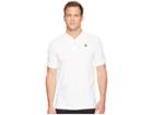 Nike Court Heritage Polo (white/black) Men's Short Sleeve Pullover