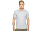 Lacoste Short Sleeve Jersey Interlock Regular (silver Chine) Men's Clothing