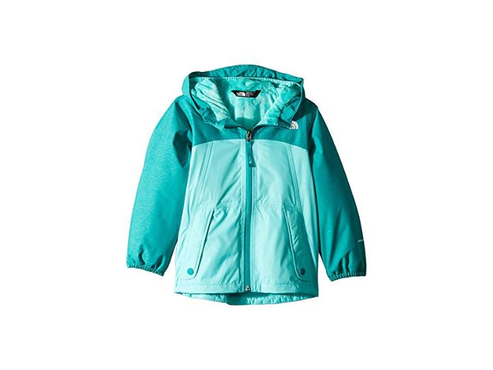 The North Face Kids Warm Storm Jacket (toddler) (kokomo Green Heather) Girl's Coat