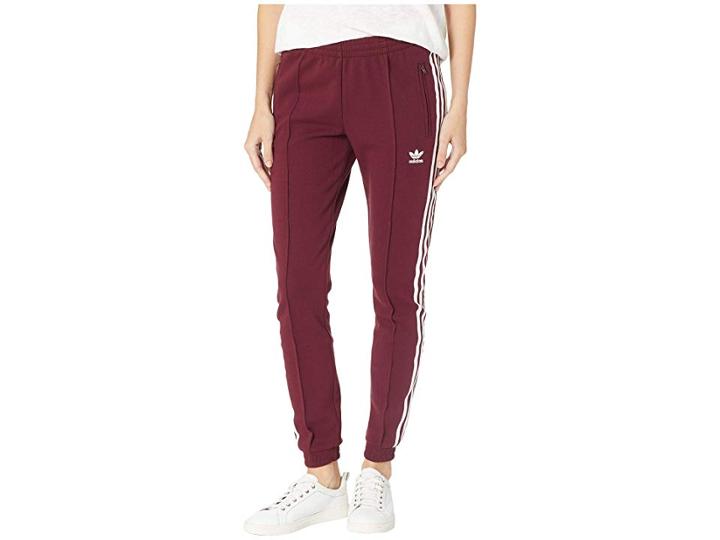 Adidas Originals Clrdo Sst Track Pants (maroon) Women's Casual Pants