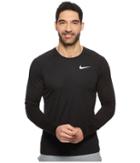 Nike Dry Miler Long-sleeve Running Top (black) Men's Clothing
