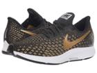 Nike Air Zoom Pegasus 35 (black/metallic Platinum/wheat Gold) Women's Running Shoes
