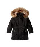 Urban Republic Kids Cotton Twill Anorak Jacket (infant/toddler) (black) Girl's Coat
